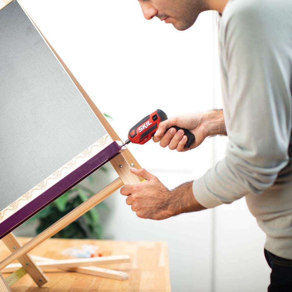 Destornillador Eléctrico Inalámbrico SKIL 4V con 9 Piezas