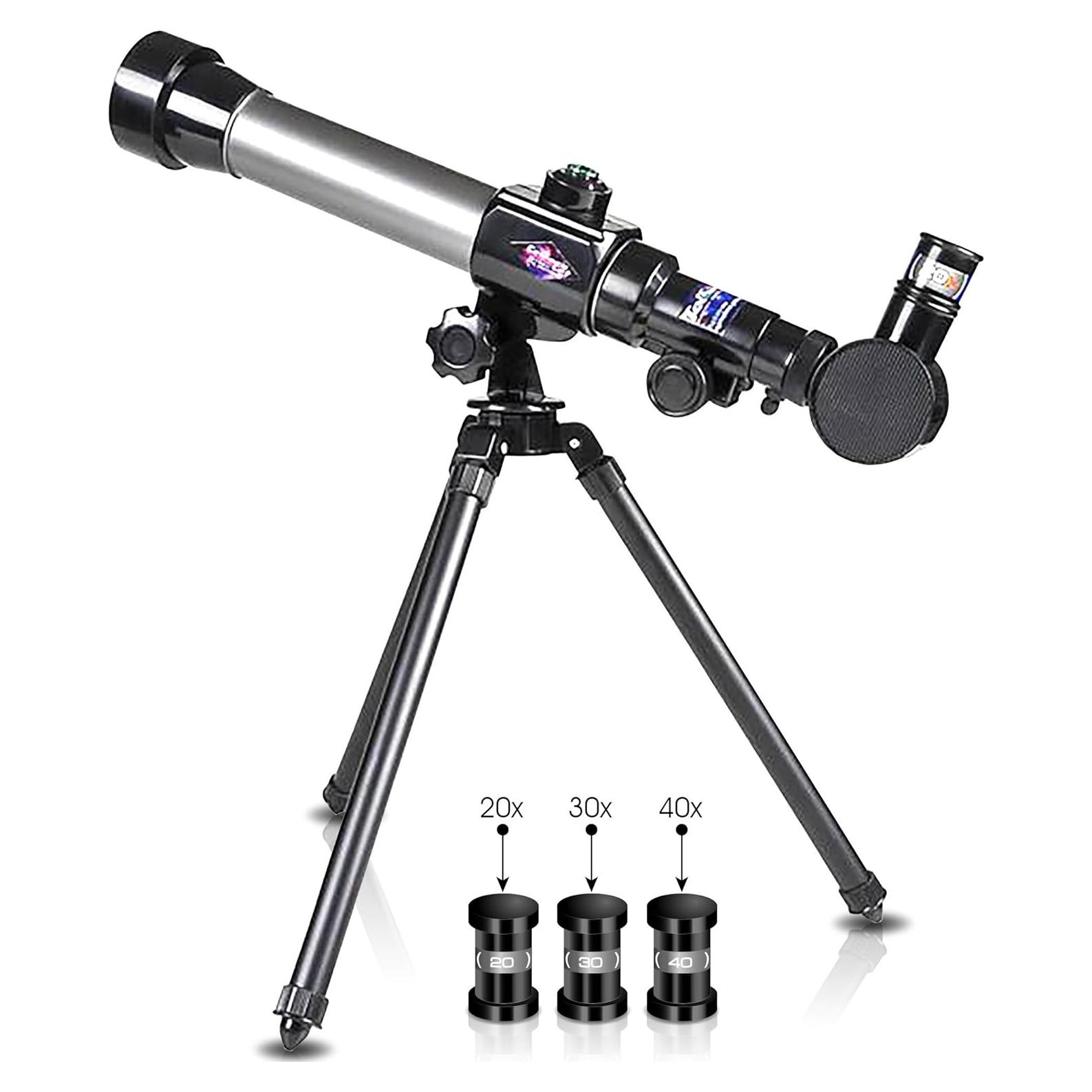 Telescopio ArtCreativity para Principiantes con Tripode y Oculares