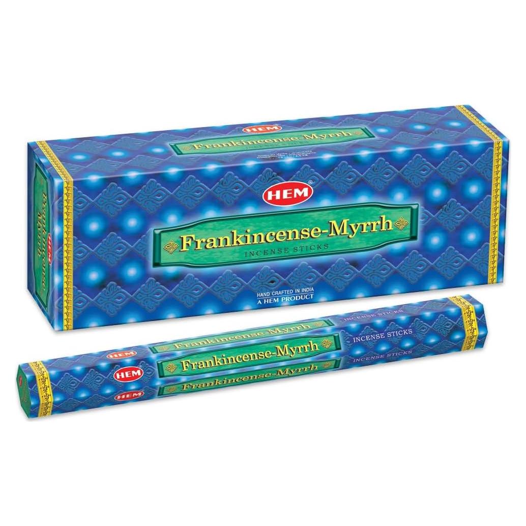 Incienso HEM Frankincense y Mirra - 120 Varillas Aromaterapia