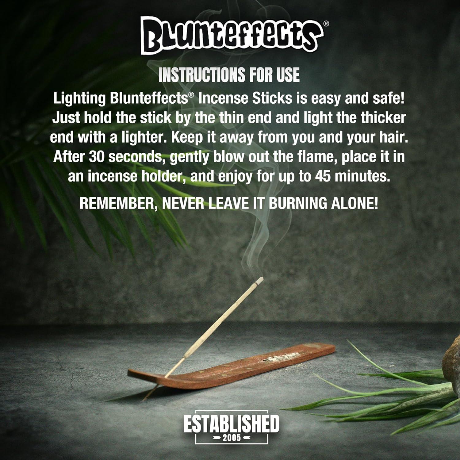 Incienso Blunteffects - Set Premium 180 Varillas 15 Aromas 27.94 cm