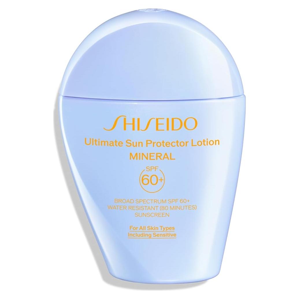 Protector Solar Mineral Shiseido SPF 60+ 50mL - Transparente