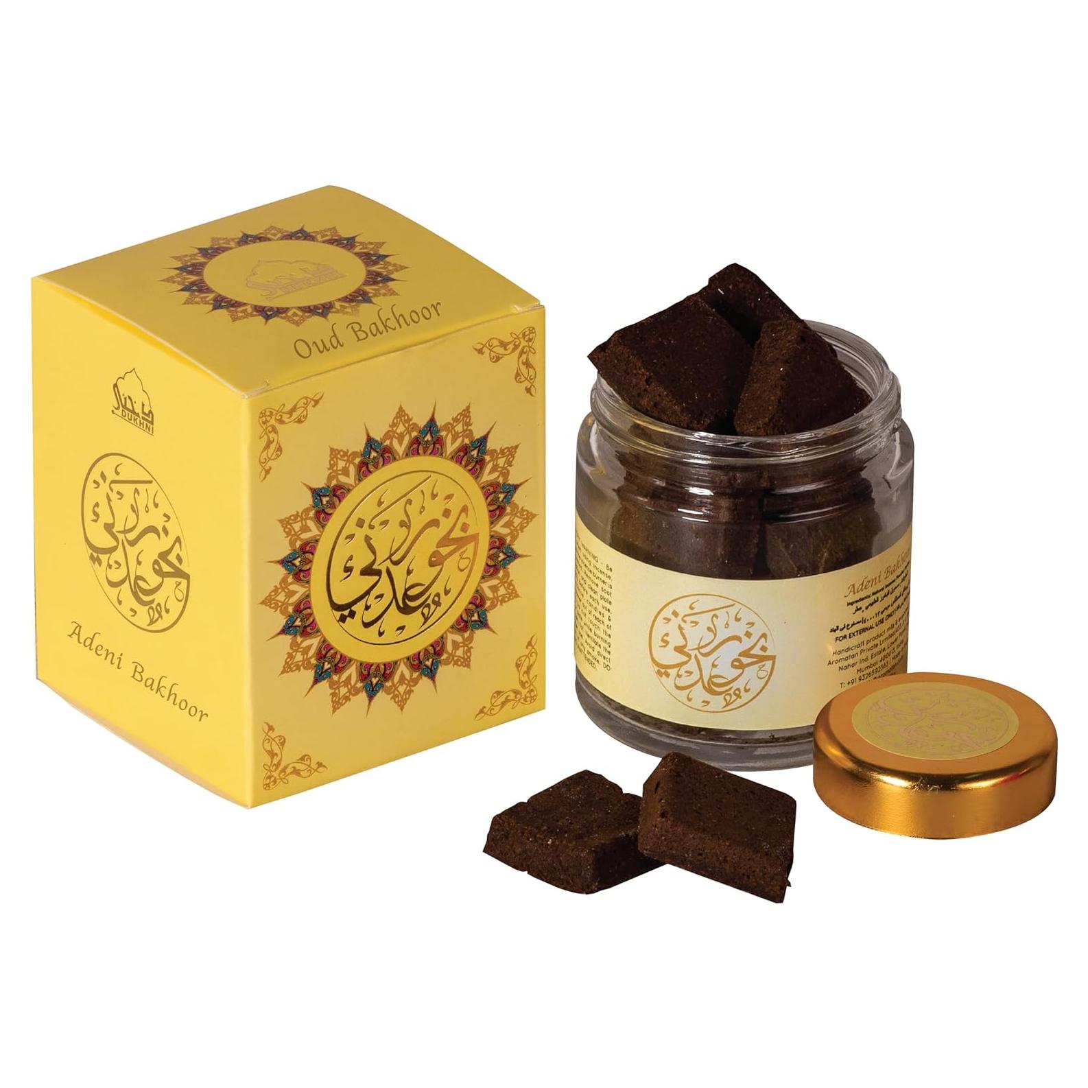 Dukhni Bakhoor Adeni 40g | Incienso Árabe Floral Calido
