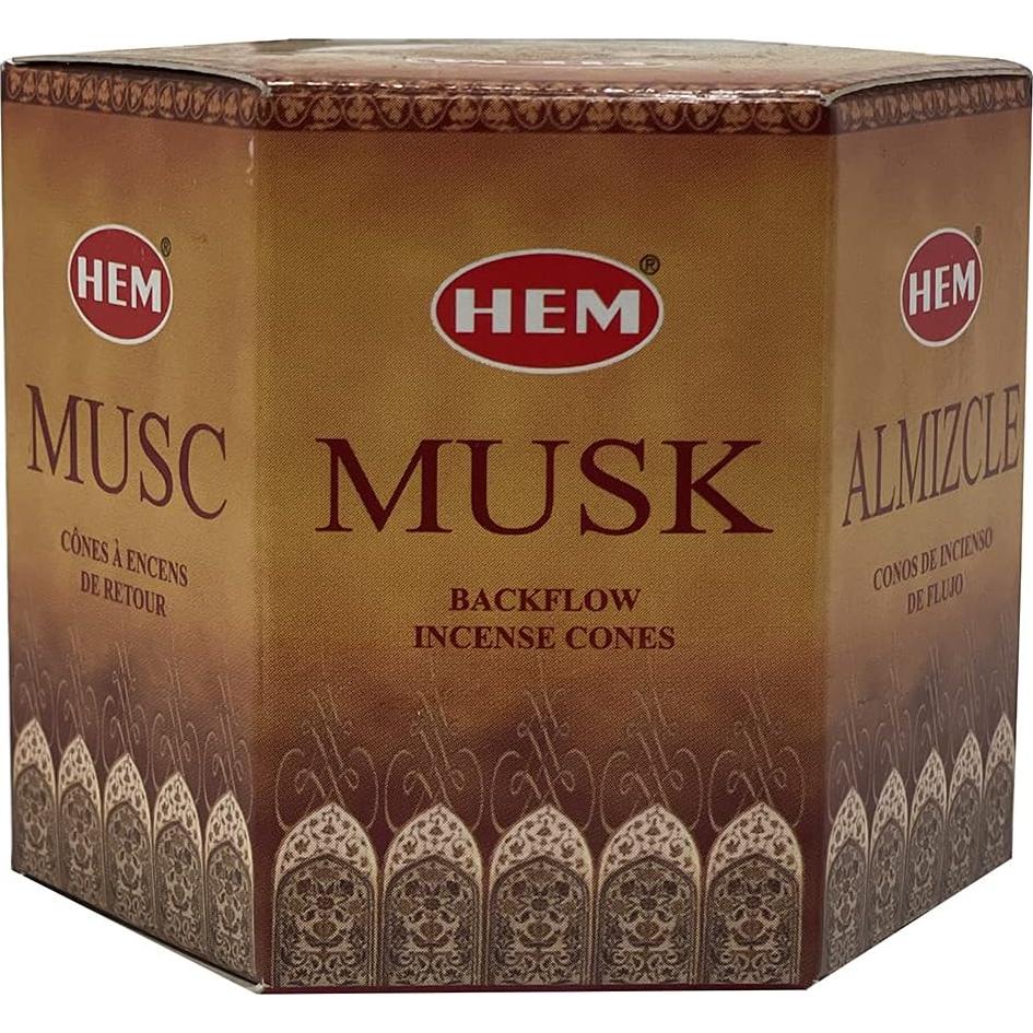 Conos de Incienso Almizcle TRUMIRI - 40 Unidades Naturales