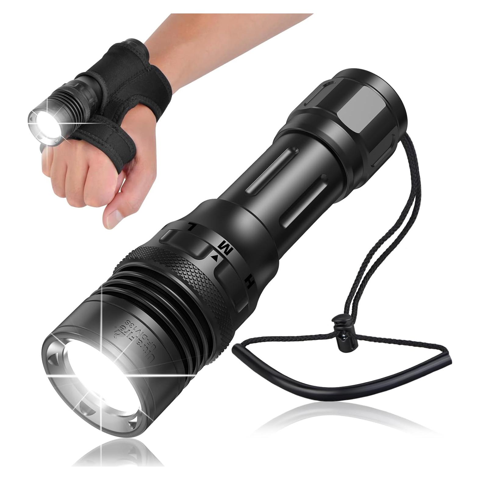 Linterna de Buceo UltraFire UF-DIV13S 3350 Lúmenes IPX8