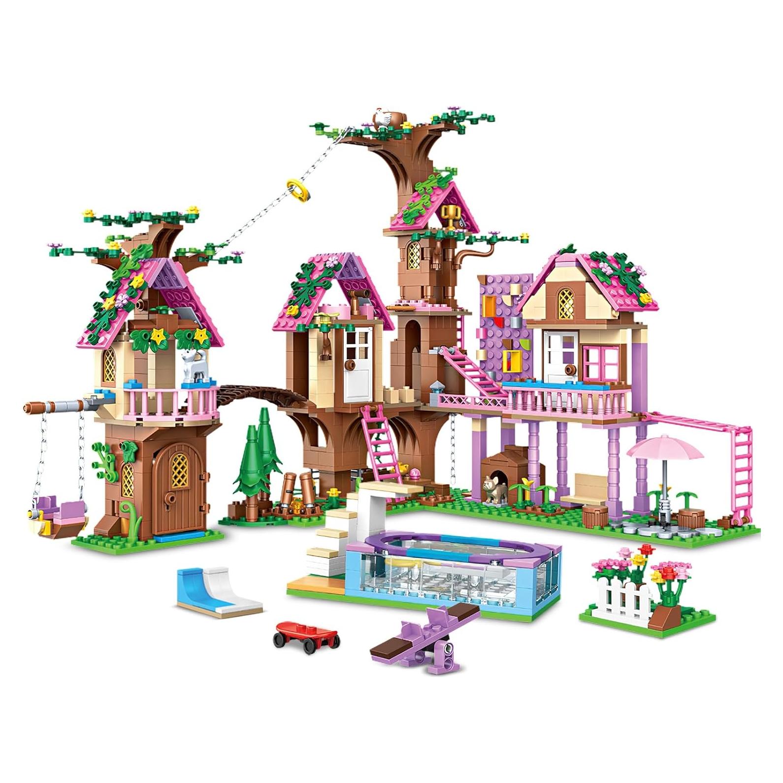 Juego de Construcción Casa en el Árbol Shantou 1050 Piezas