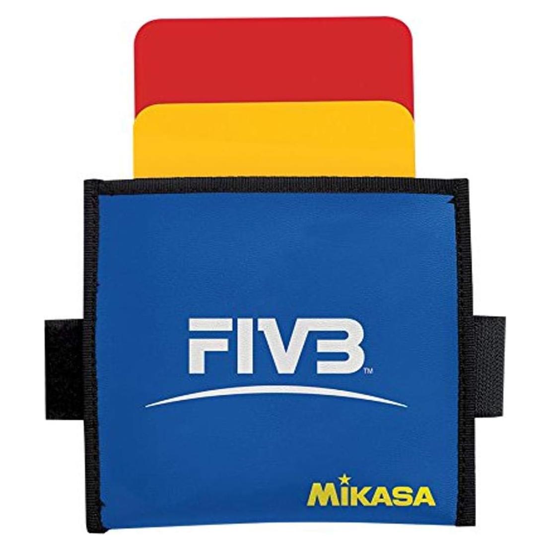 Tarjetas de Árbitro de Voleibol Mikasa VK Roja/Amarilla
