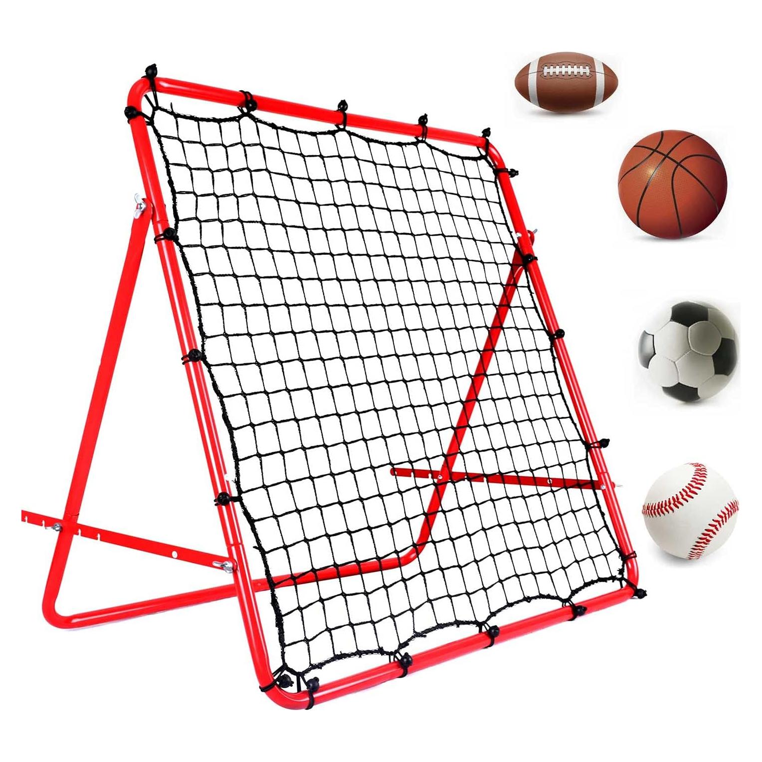 Red de Rebote de Fútbol DRNM 1x1m Plegable para Entrenamiento