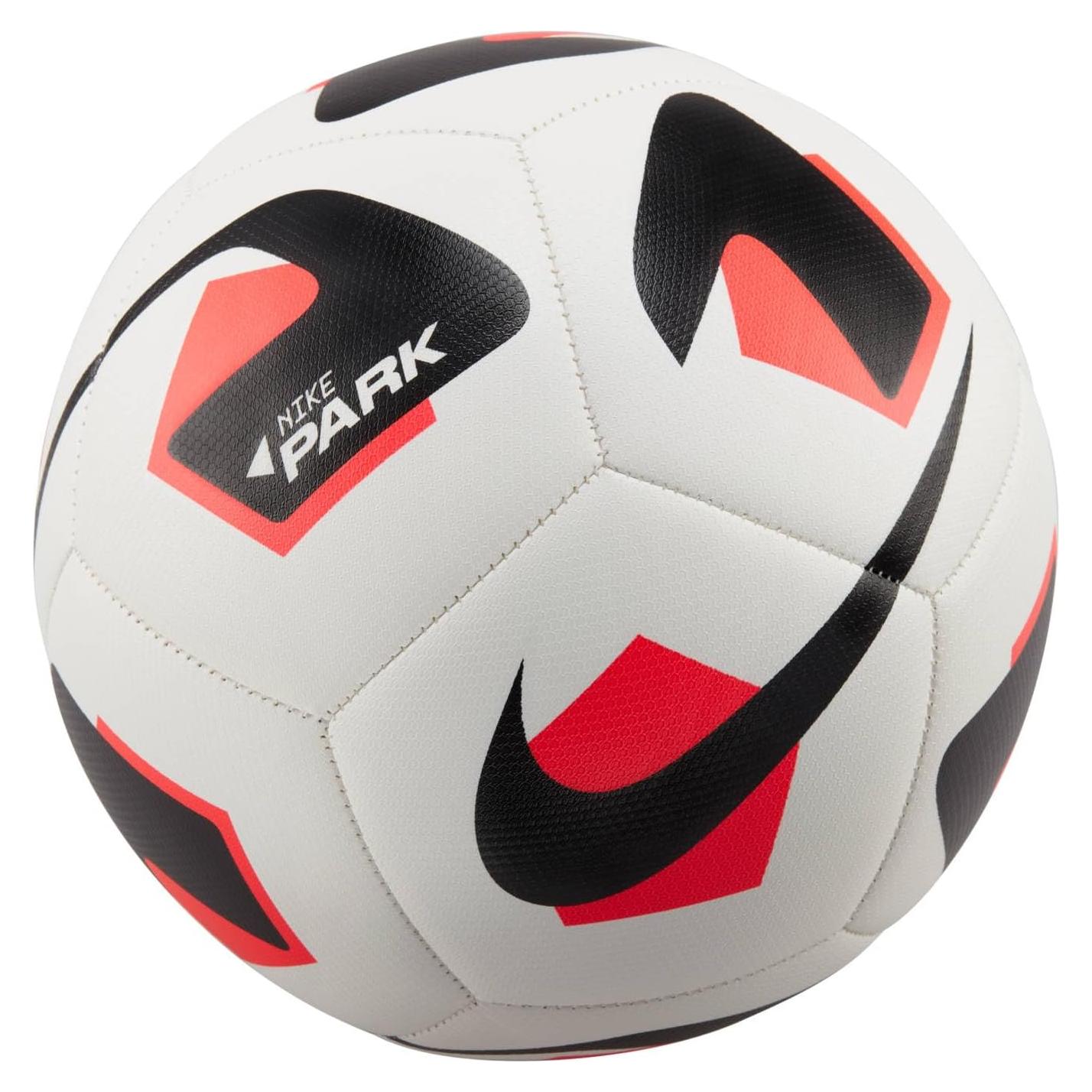 Pelota de Fútbol Nike Park 5 Unisex Blanco/Crimson