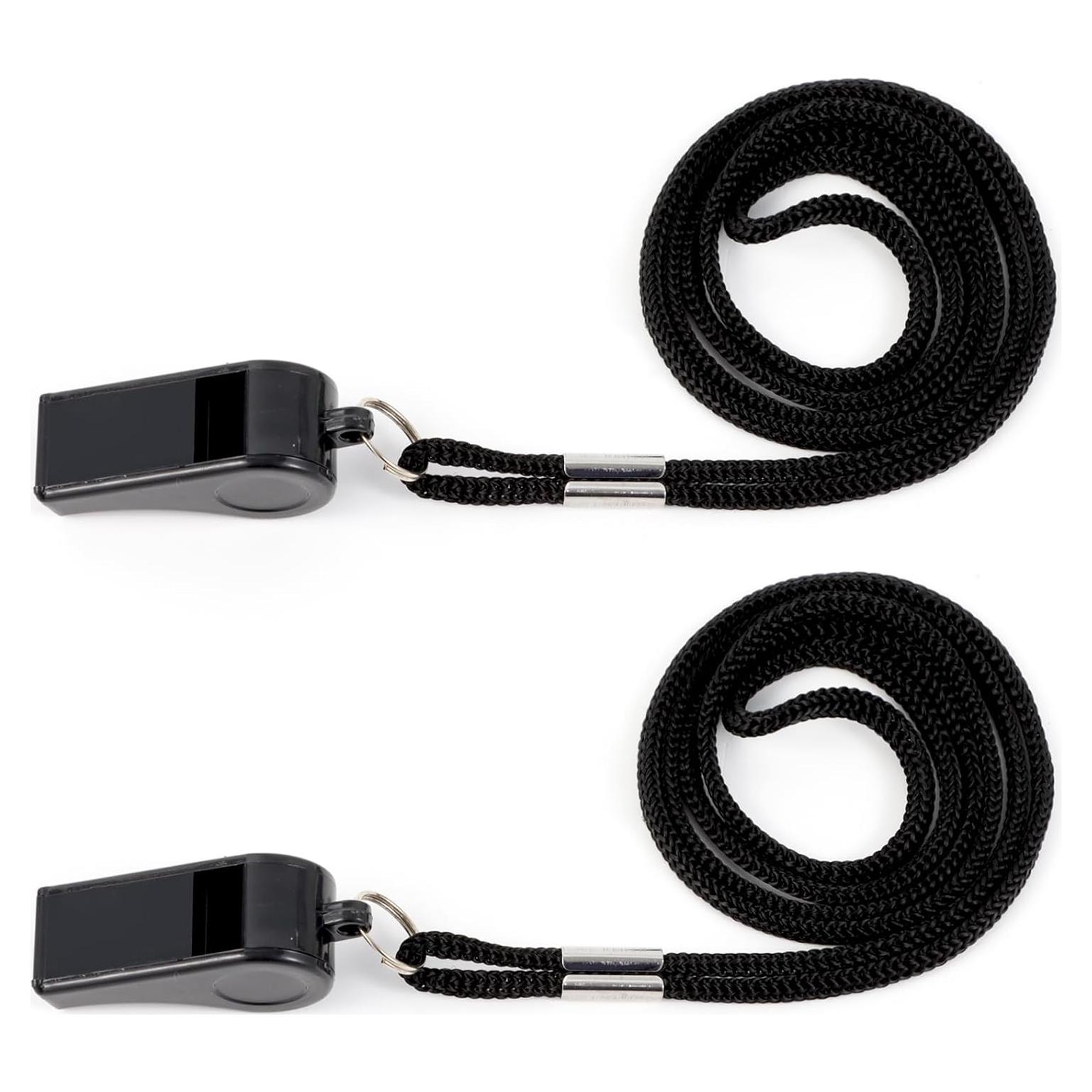 Silbato Deportivo Plume'CHJ - 2 Piezas con Cordón Nylon