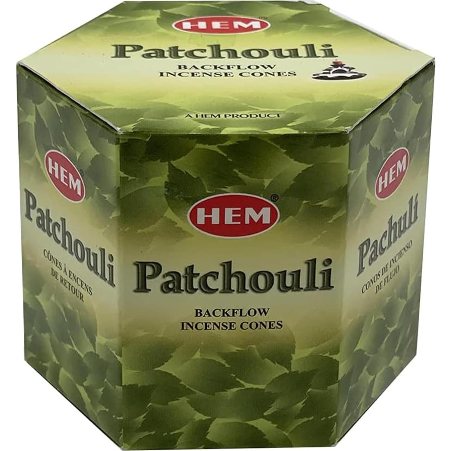 Conos de Incienso Patchouli TRUMIRI - 40 Unidades Naturales