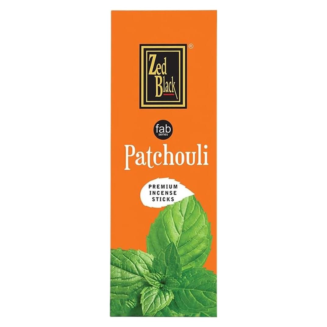 Incienso Natural ZED BLACK Pachulí - 120 Varillas