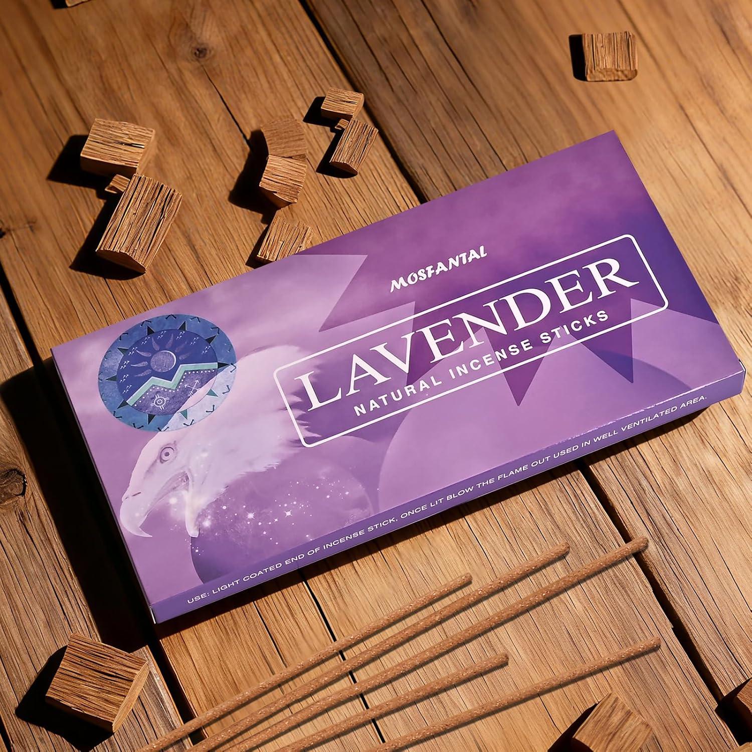 Varitas de Incienso de Lavanda Mosfantal - 100 Unidades