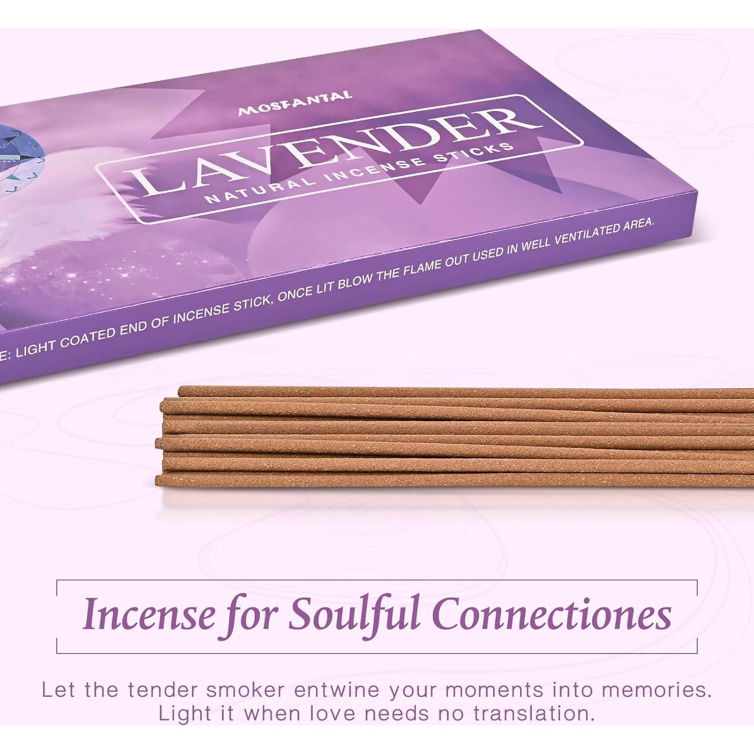 Varitas de Incienso de Lavanda Mosfantal - 100 Unidades
