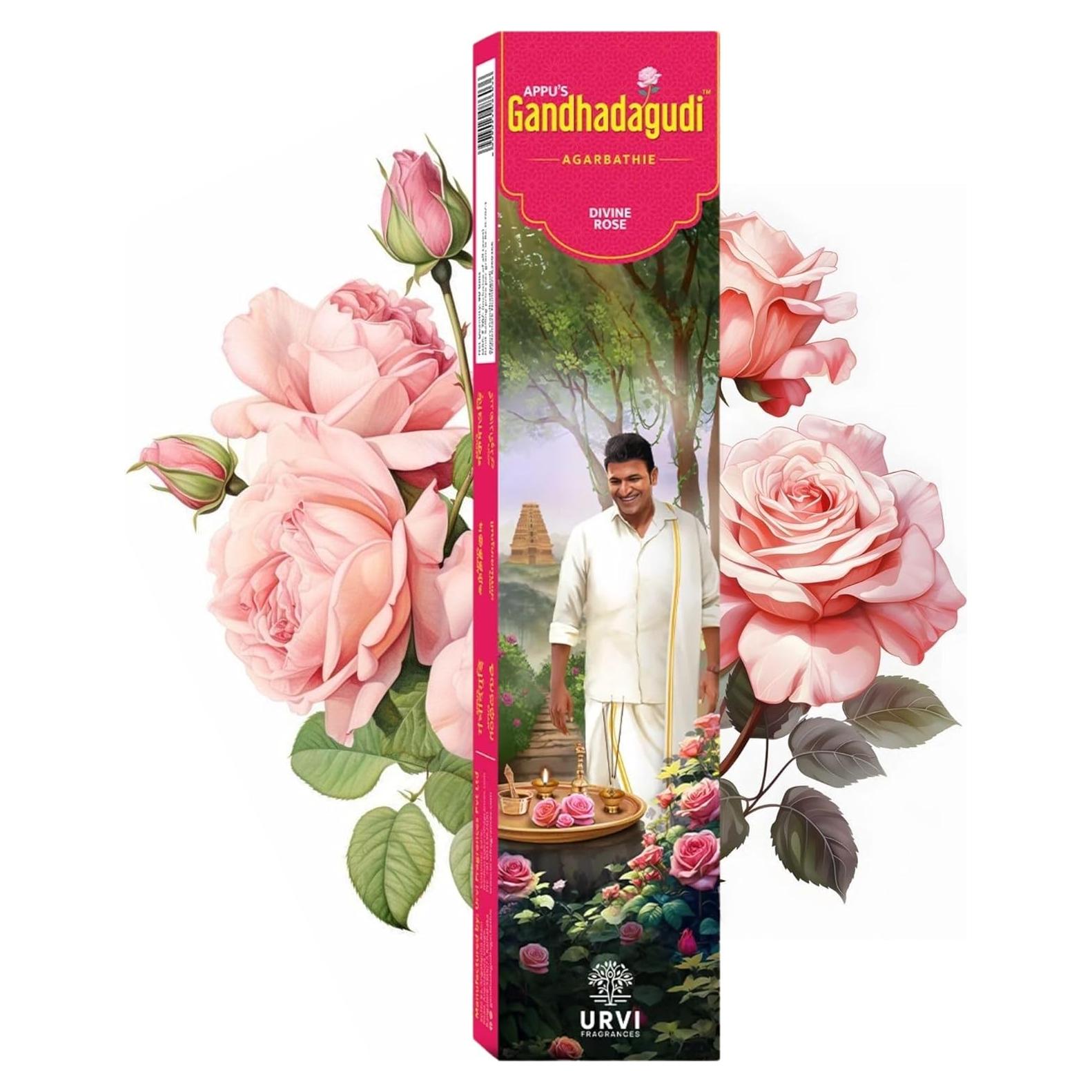 Incienso APPU'S Rosa Divina 100 g - Hecho a Mano, Ecológico