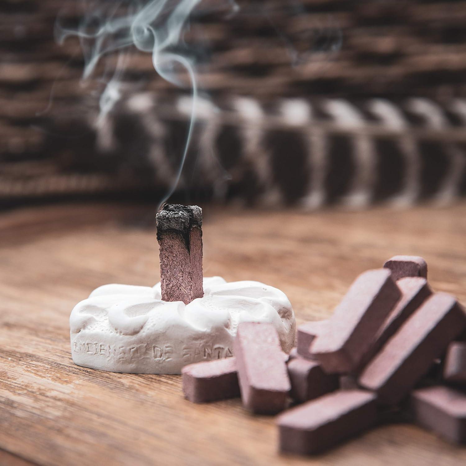 Incienso de Santa Fe - Ladrillos de Madera de Cedro 100 Unidades