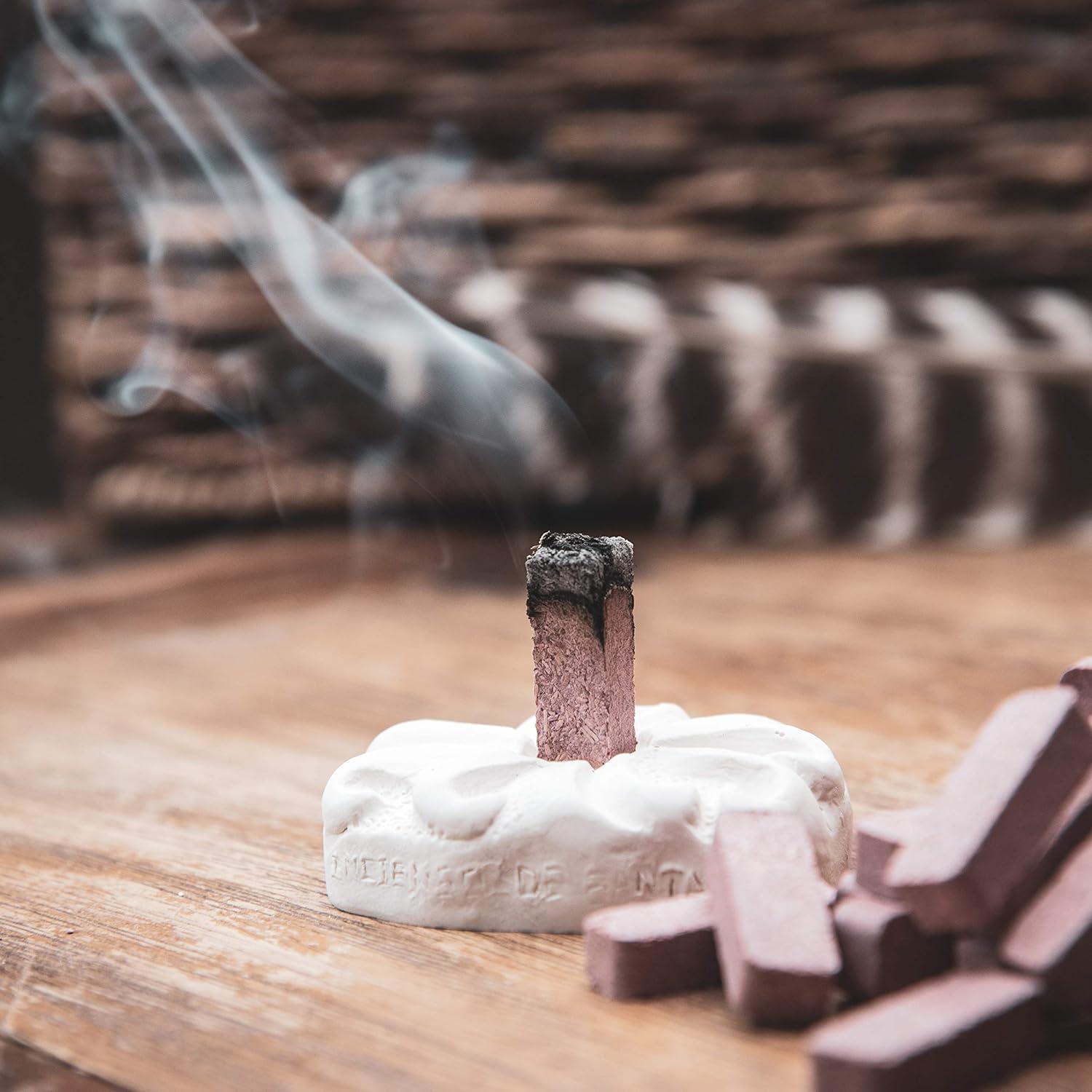 Incienso de Santa Fe - Ladrillos de Madera de Cedro 100 Unidades