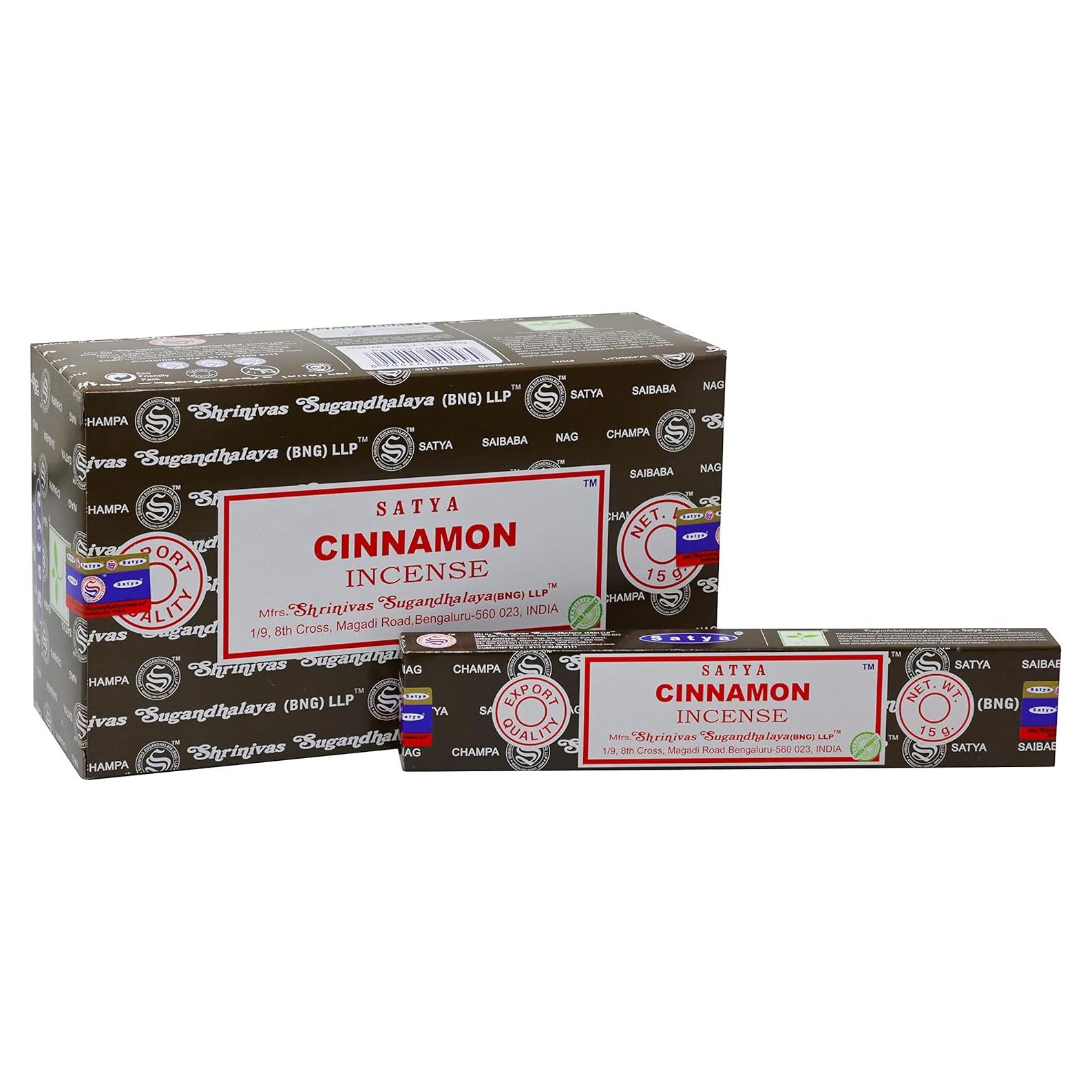 Varitas de Incienso Tierra Canela 15g - 12 Unidades Hechas a Mano