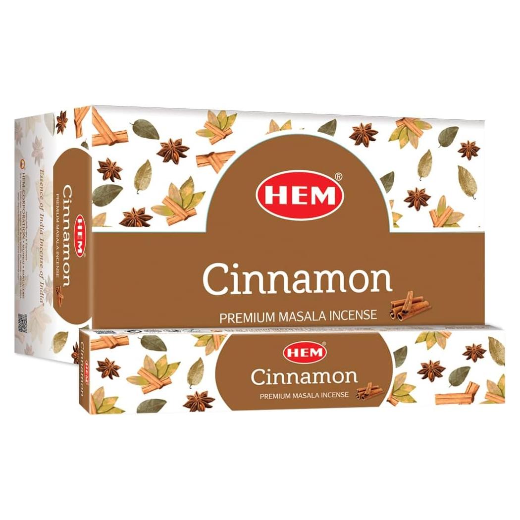 Palitos de Incienso HEM Canela Masala - 12 Paquetes 15g