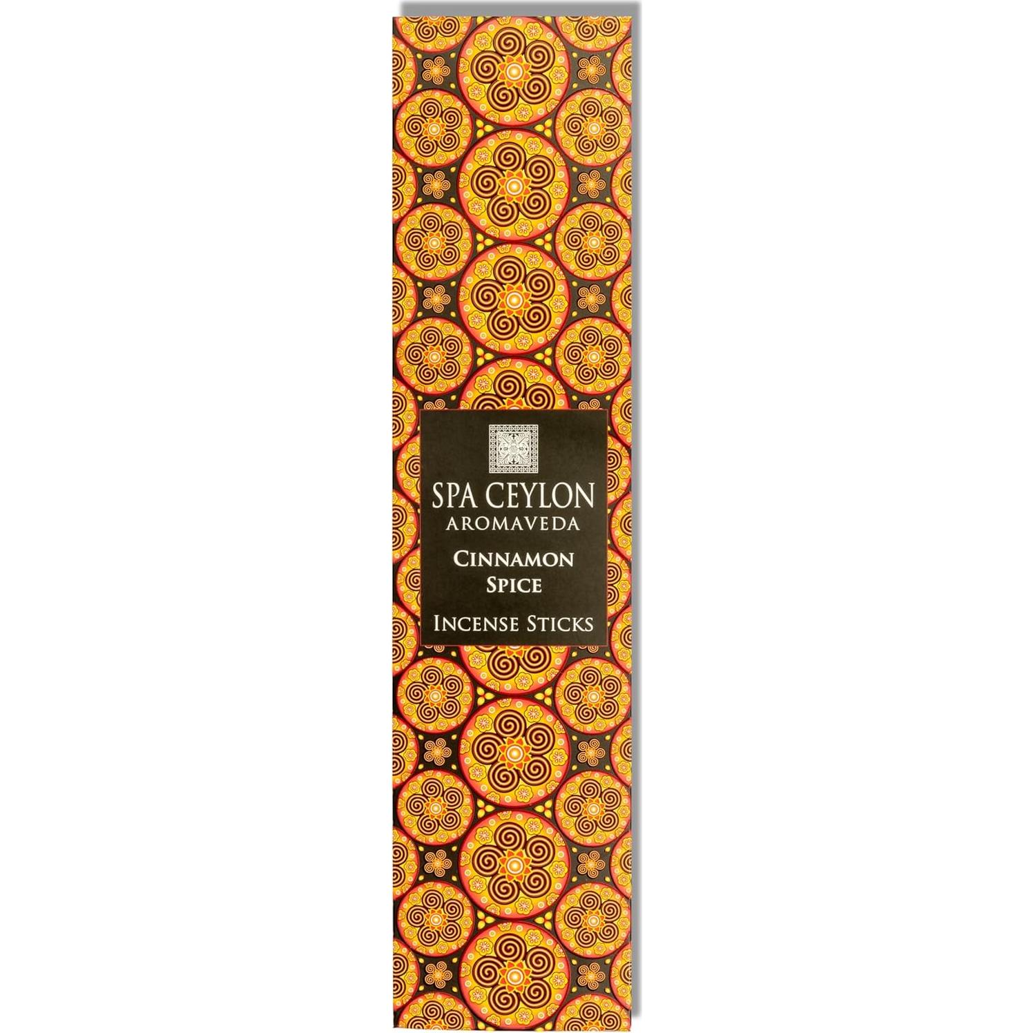 Incienso de Canela Especiada SPA CEYLON 100% Orgánico 30 Unidades