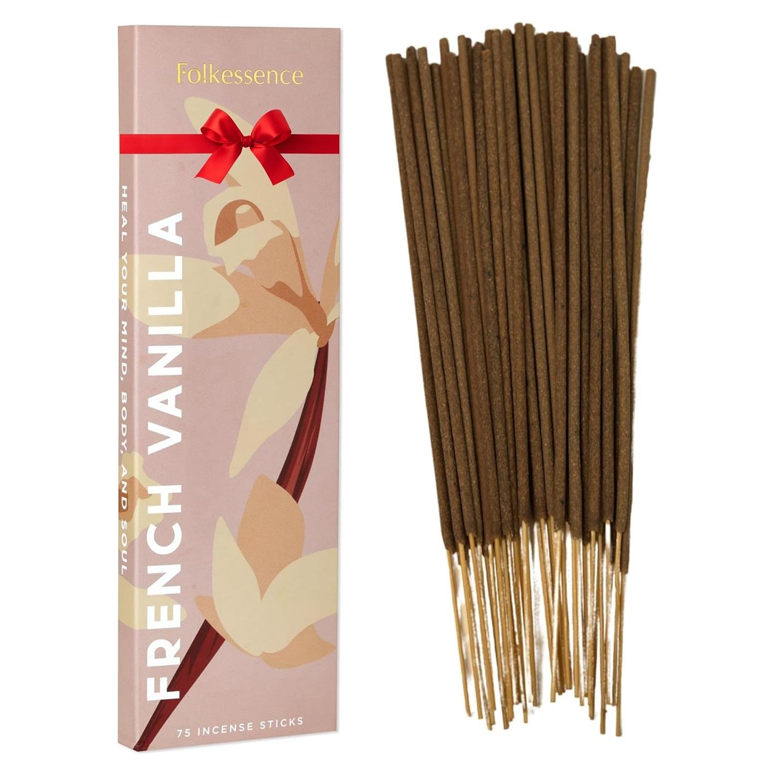 Varitas de Incienso Folkulture Vainilla Francesa 75 Unidades