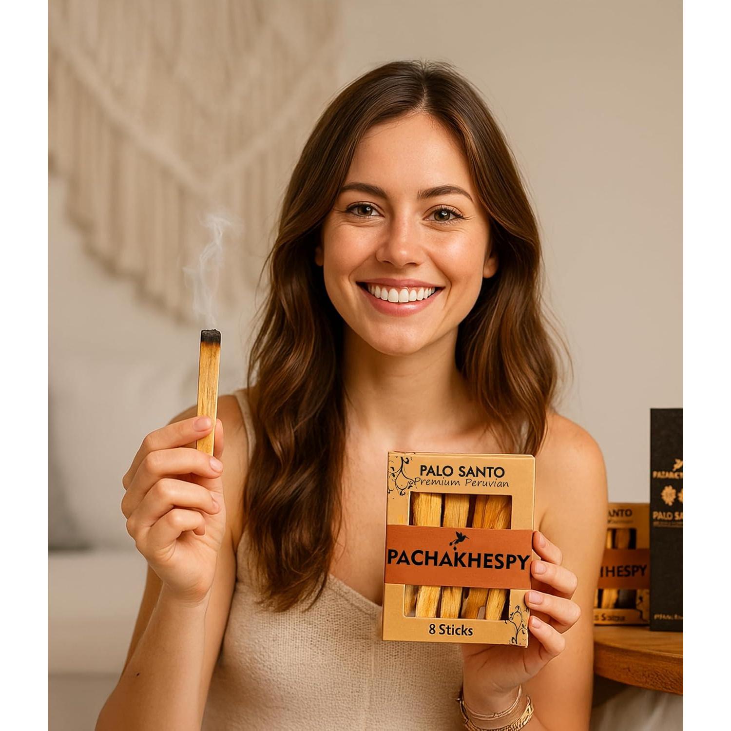 Varitas de Palosanto Premium PACHAKHESPY - 8 Unidades 100% Natural