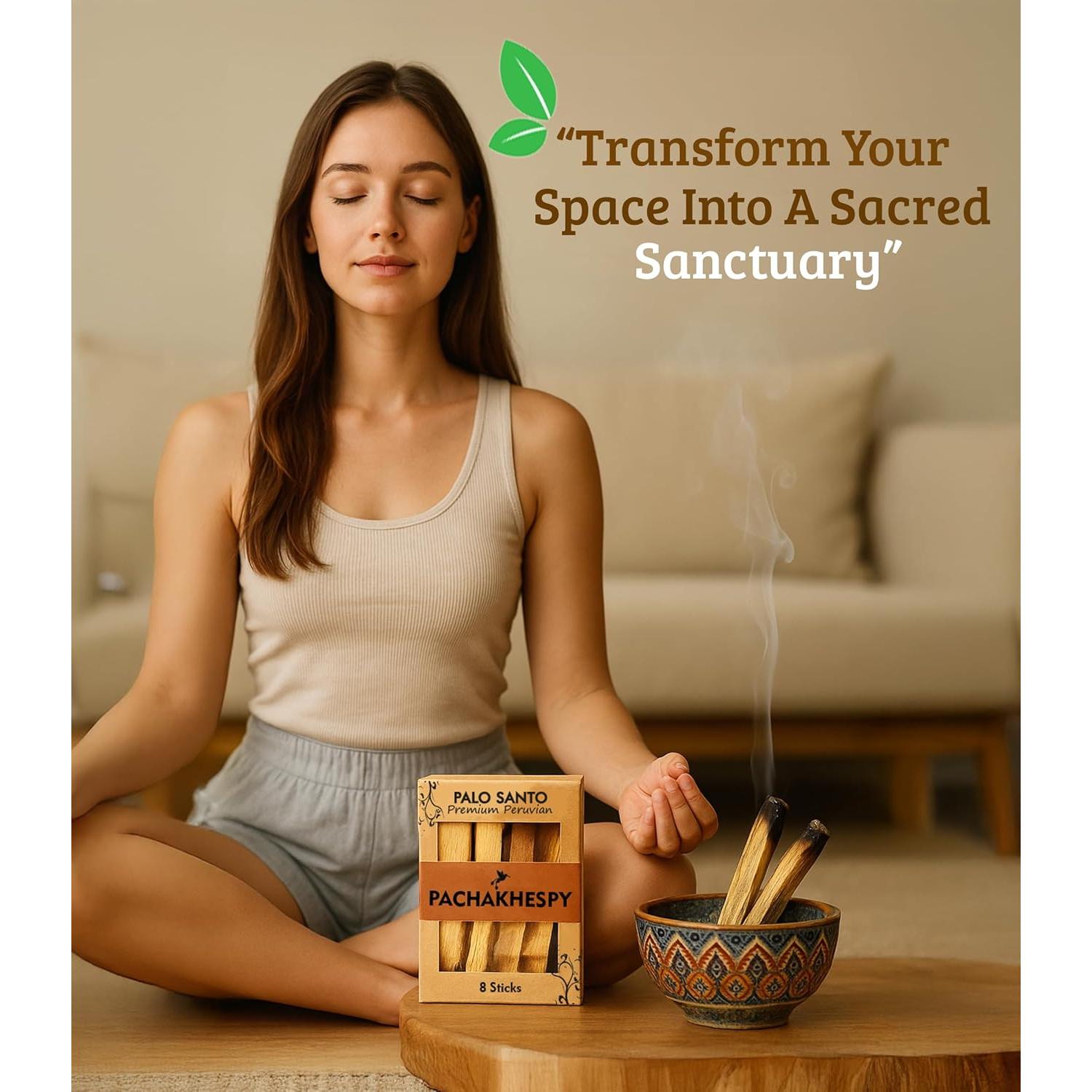 Varitas de Palosanto Premium PACHAKHESPY - 8 Unidades 100% Natural