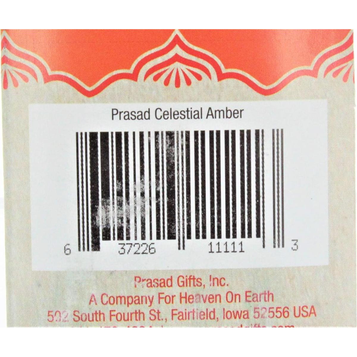 Incienso Prasad Ámbar Celestial 10 Gr - Aromaterapia Natural