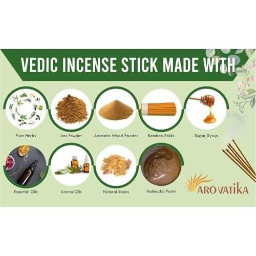 Incienso ARO VATIKA Agarwood Masala Natural 144 Varitas