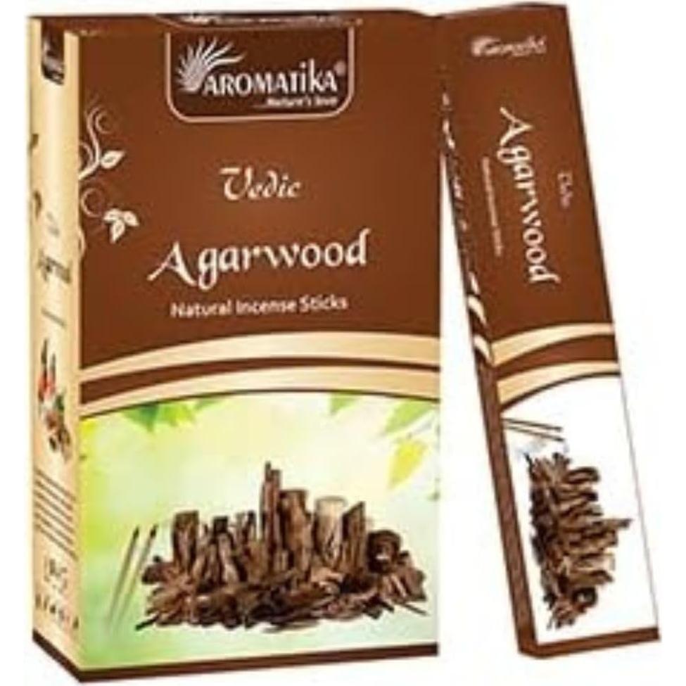 Incienso ARO VATIKA Agarwood Masala Natural 144 Varitas