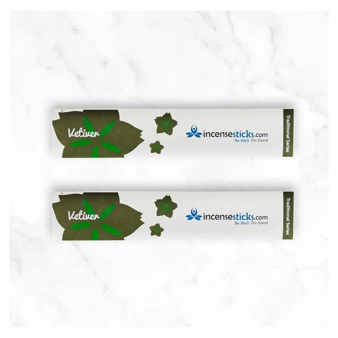 Incienso Tradicional Vetiver Incensesticks - 20 cm - 20 Varitas