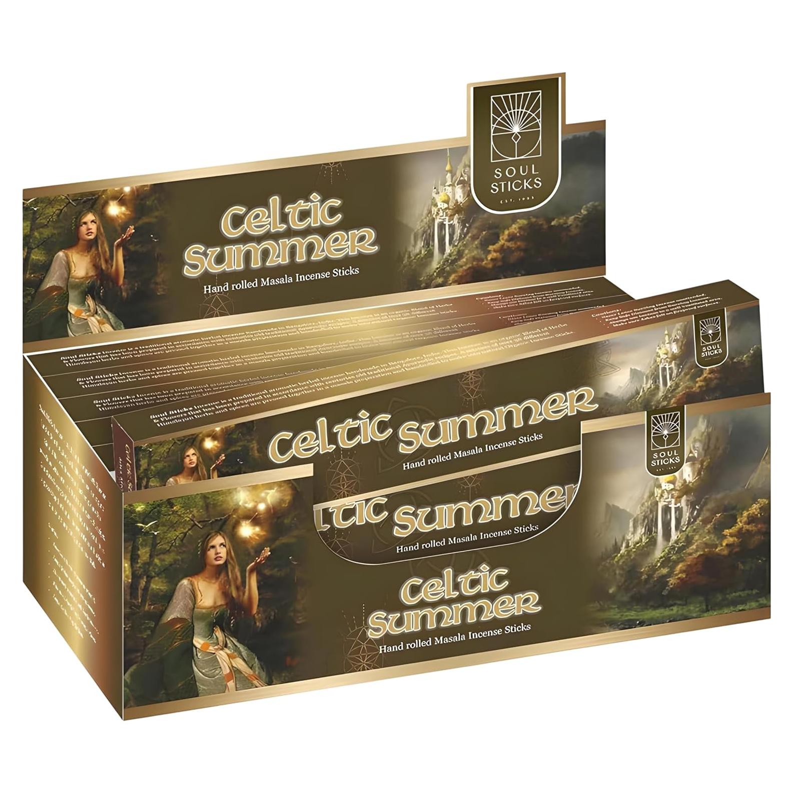 Varitas de Incienso Soul Sticks 180g - Verano Céltico Natural