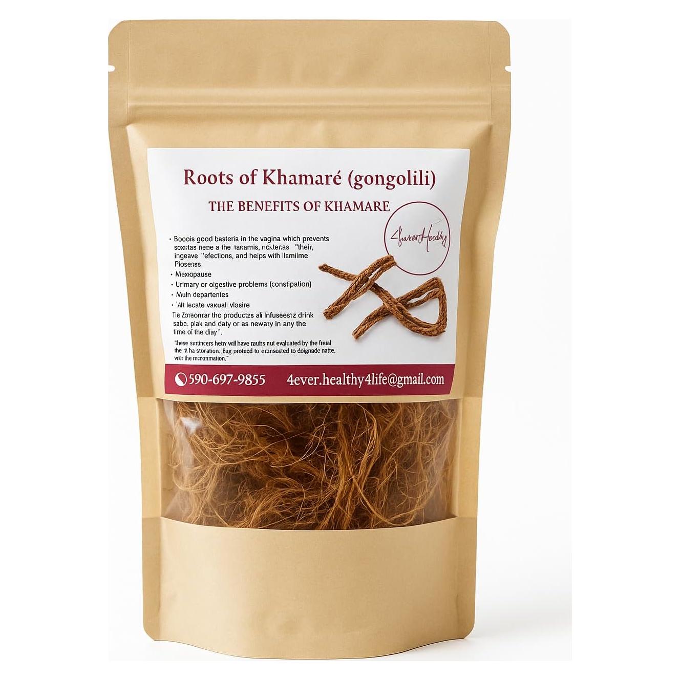 Raíces de Vetiver Africano Khamaré - 6 Tallos Grandes 30-40 cm - Detox Femenino