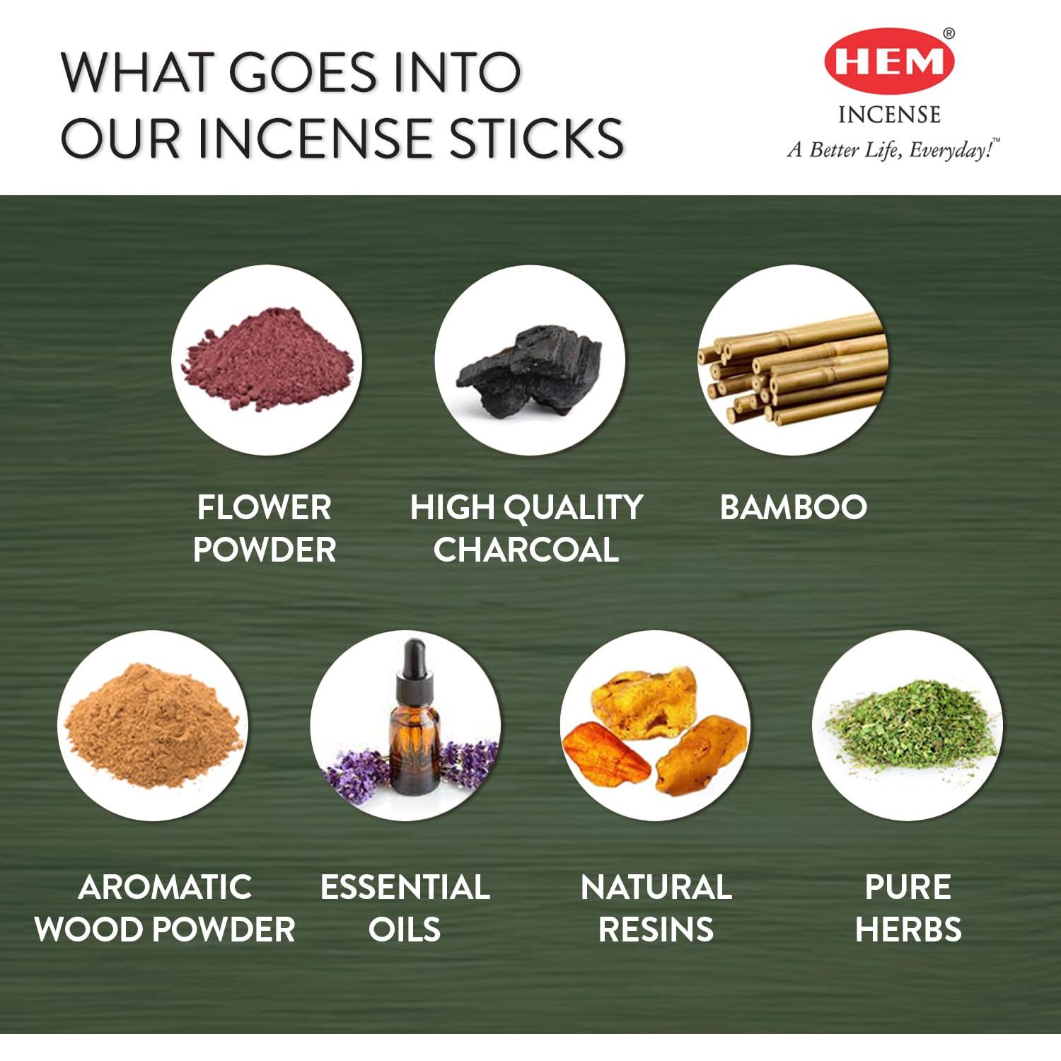 Varitas de Incienso HEM Primera Lluvia - 120 Varitas, 20g