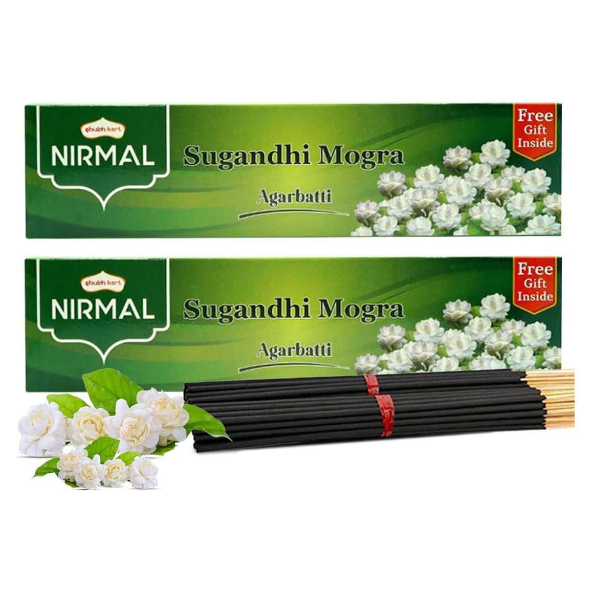 Incienso Shubhkart Premium Mogra - Paquete de 2 Varillas 22.86 cm