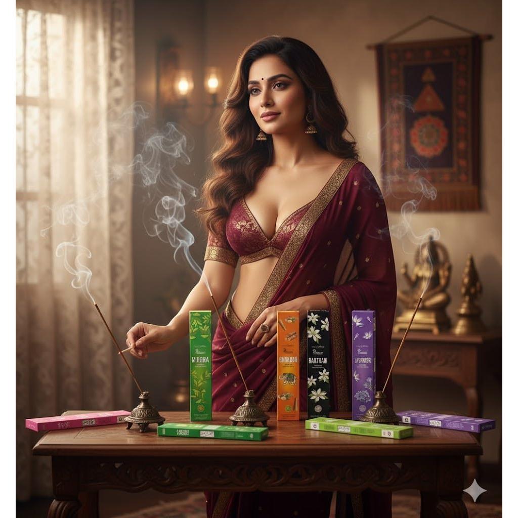 Palitos de Incienso Parivaar - 144 Palitos Orgánicos 100% Naturales