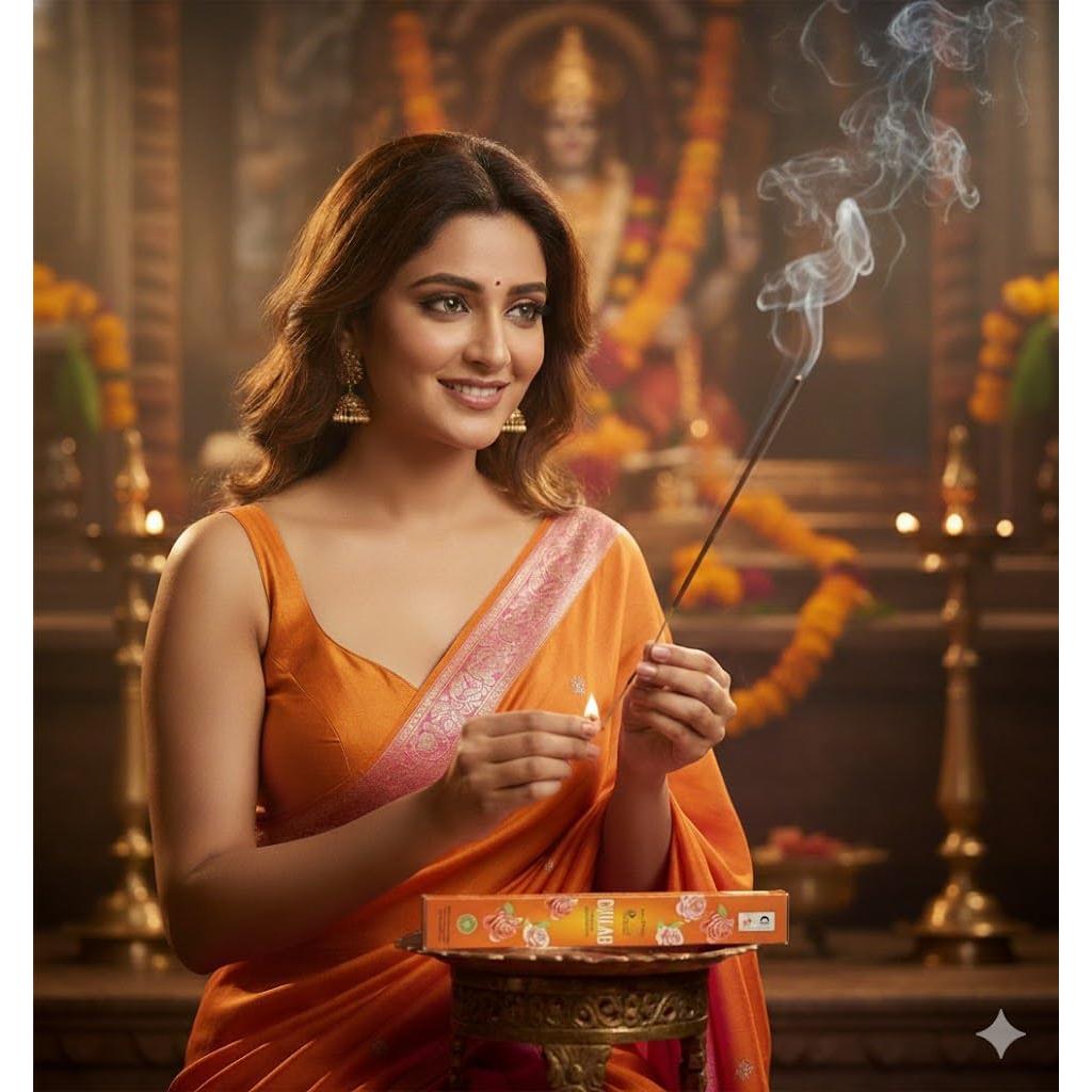 Palitos de Incienso Parivaar - 144 Palitos Orgánicos 100% Naturales