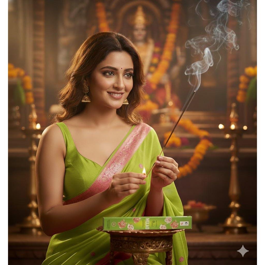 Palitos de Incienso Parivaar - 144 Palitos Orgánicos 100% Naturales