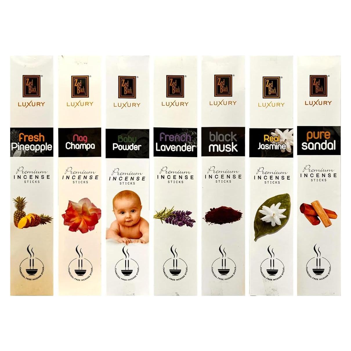 Varitas de Incienso Premium Krishnascents - 7 Fragancias