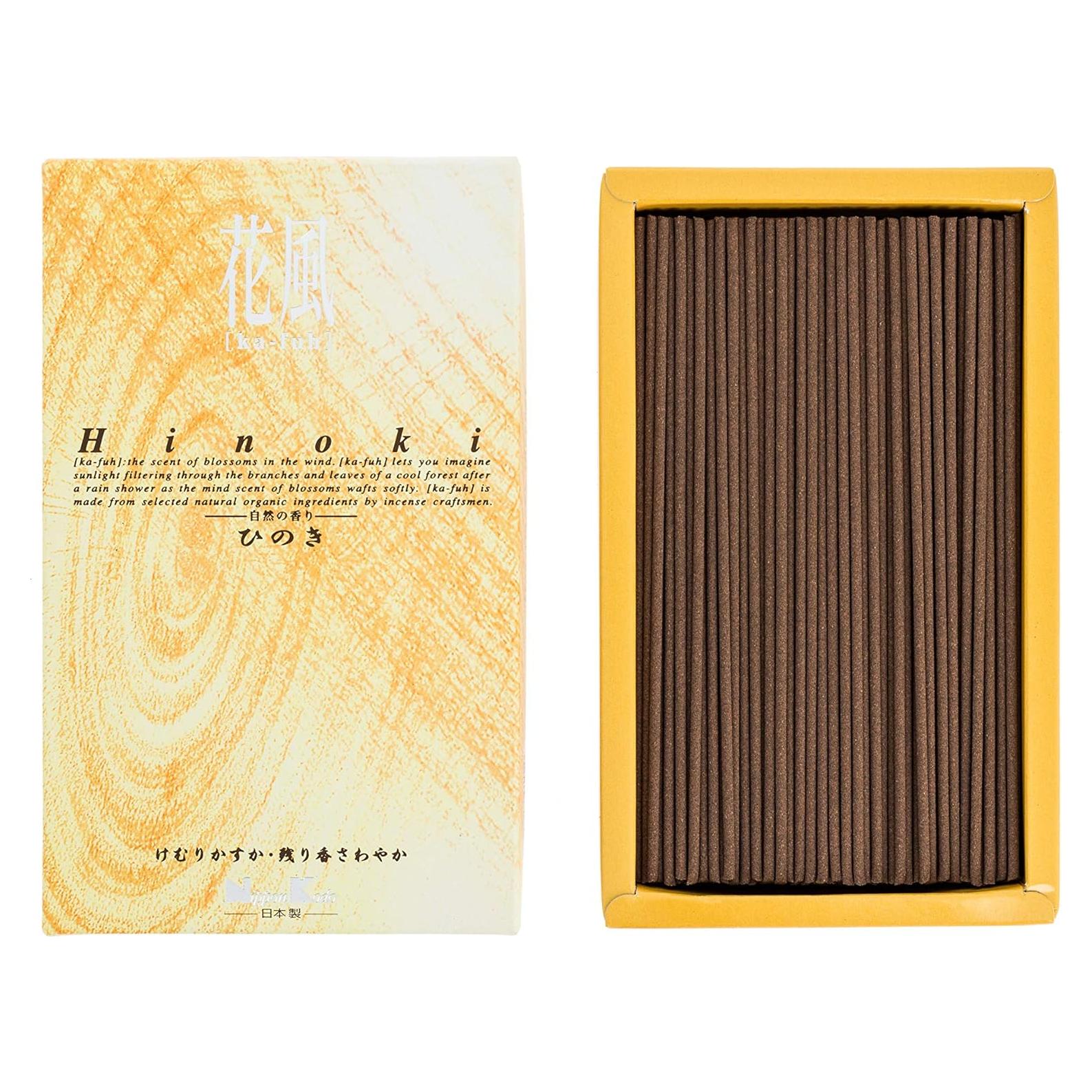 Incienso Nippon Kodo Ka-fuh Hinoki 450 Varillas 25 min