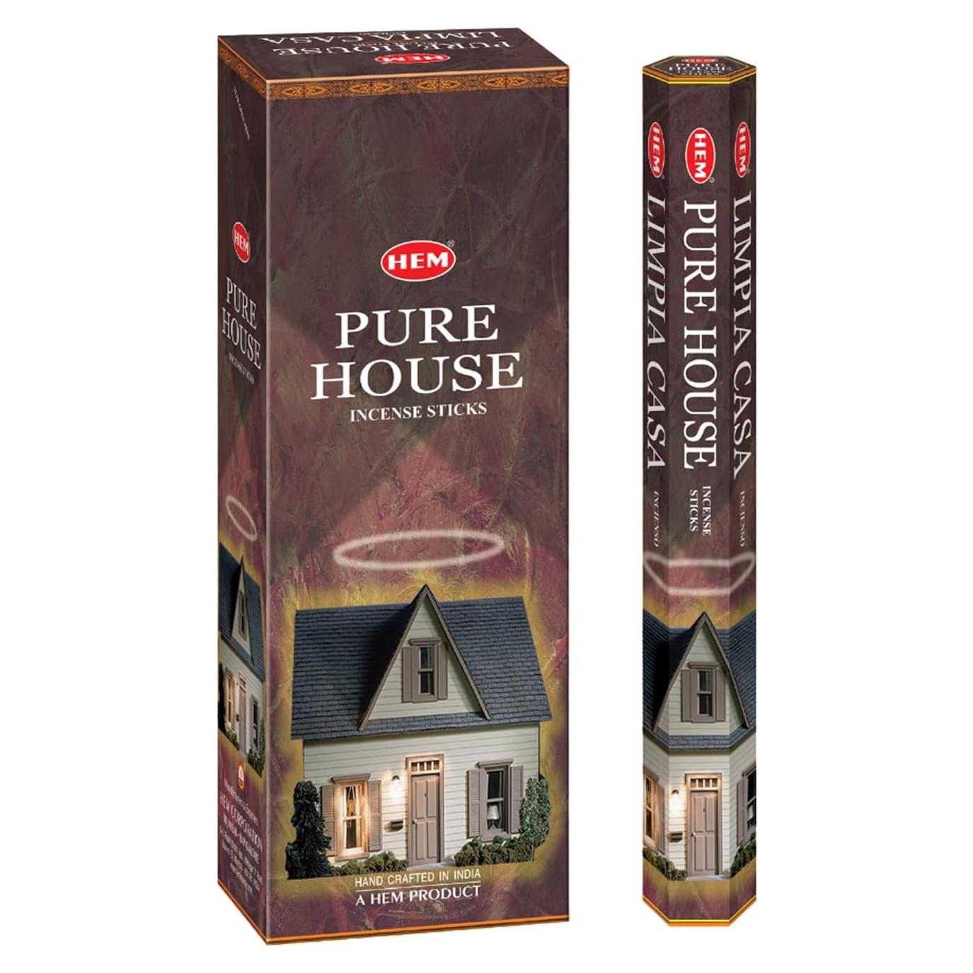 Varitas de Incienso HEM Pure House - 120 Varitas Naturales