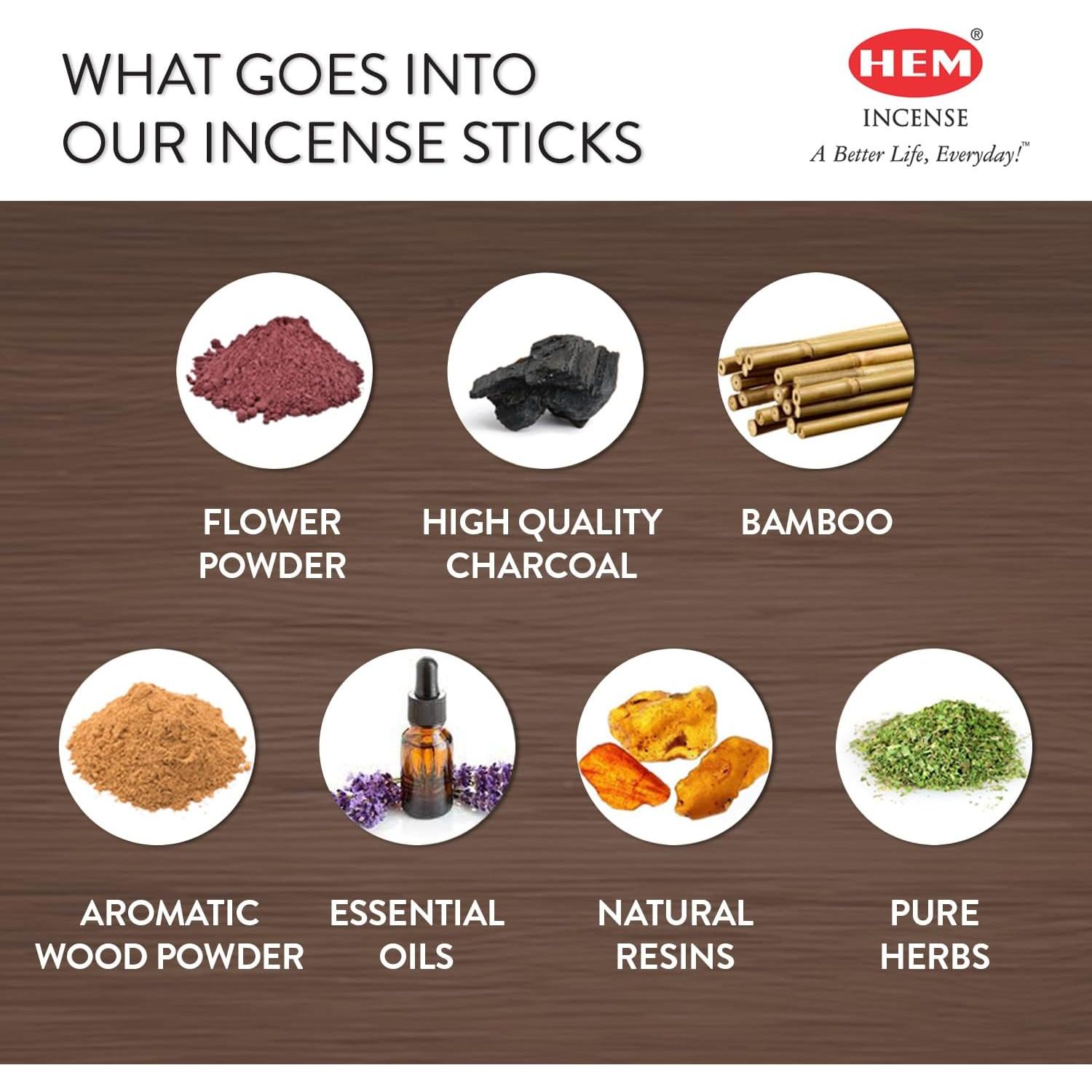 Varitas de Incienso HEM Pure House - 120 Varitas Naturales