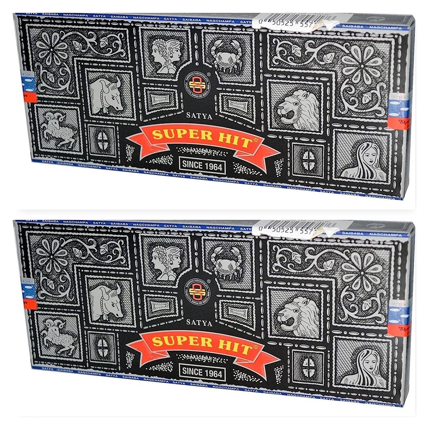 Incienso Satya Super Hit 200g - Aromas Florales Relajantes