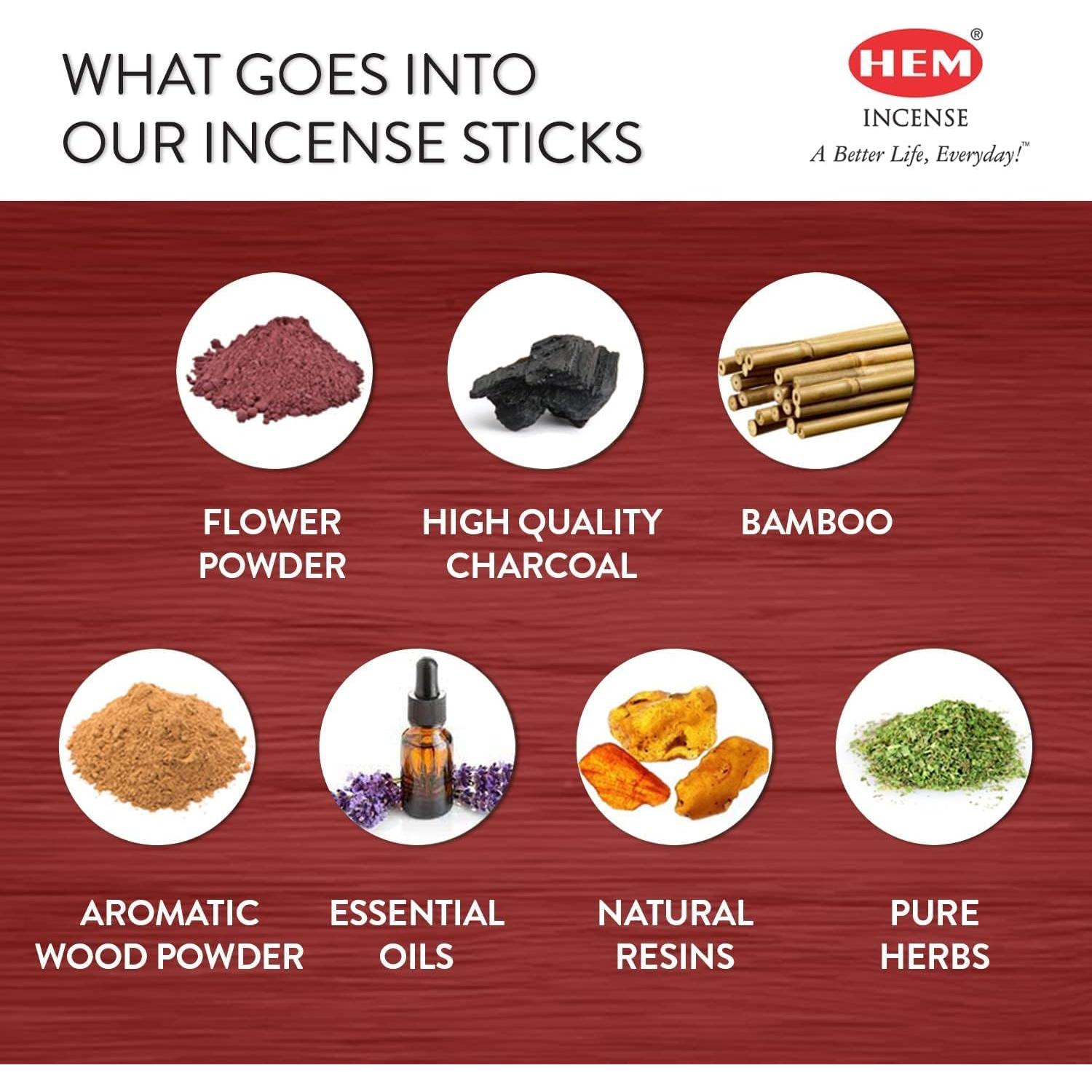 Incienso HEM Champa Masala - 120 Varitas Naturales