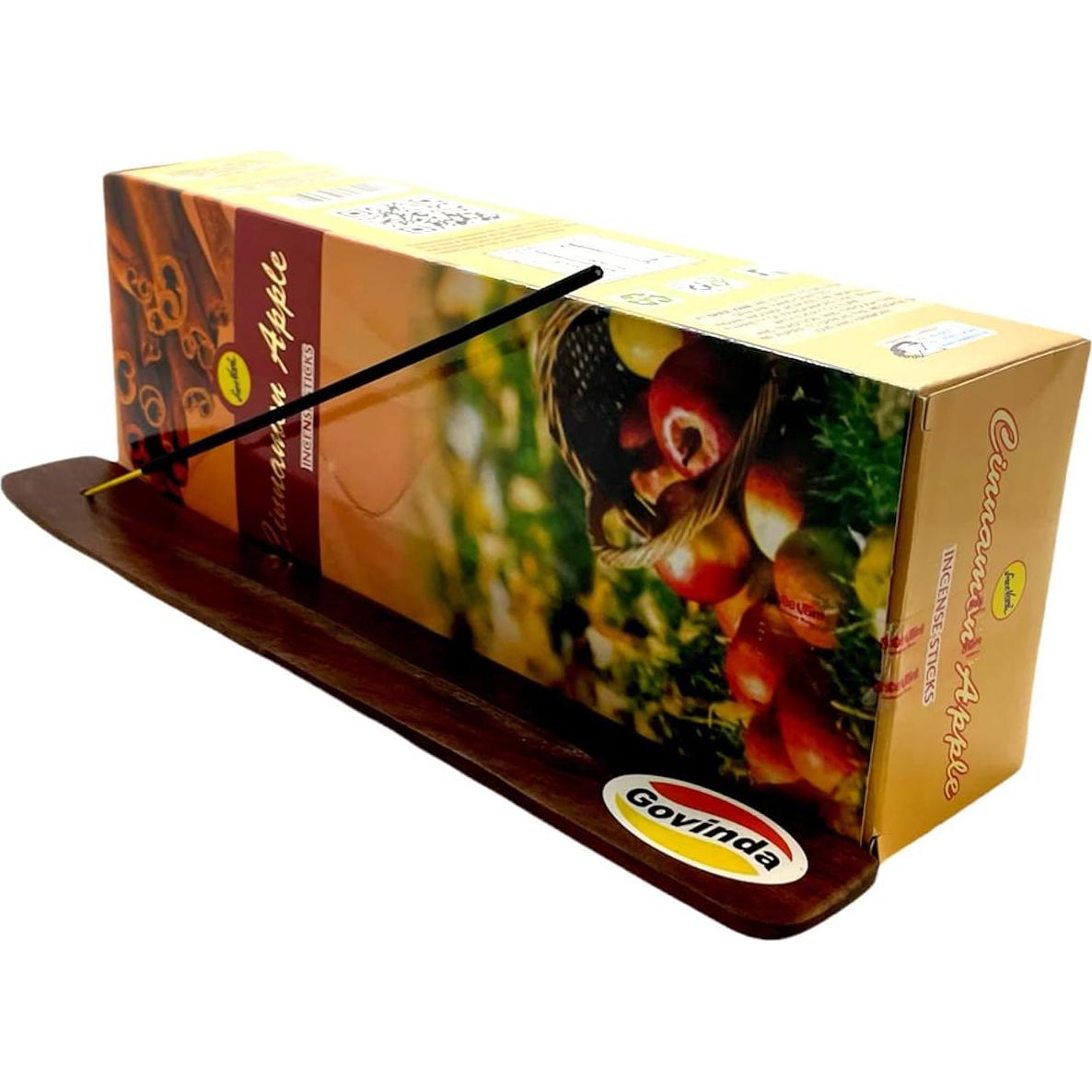 Incienso de Manzana Canela SreeVani + Soporte Govinda