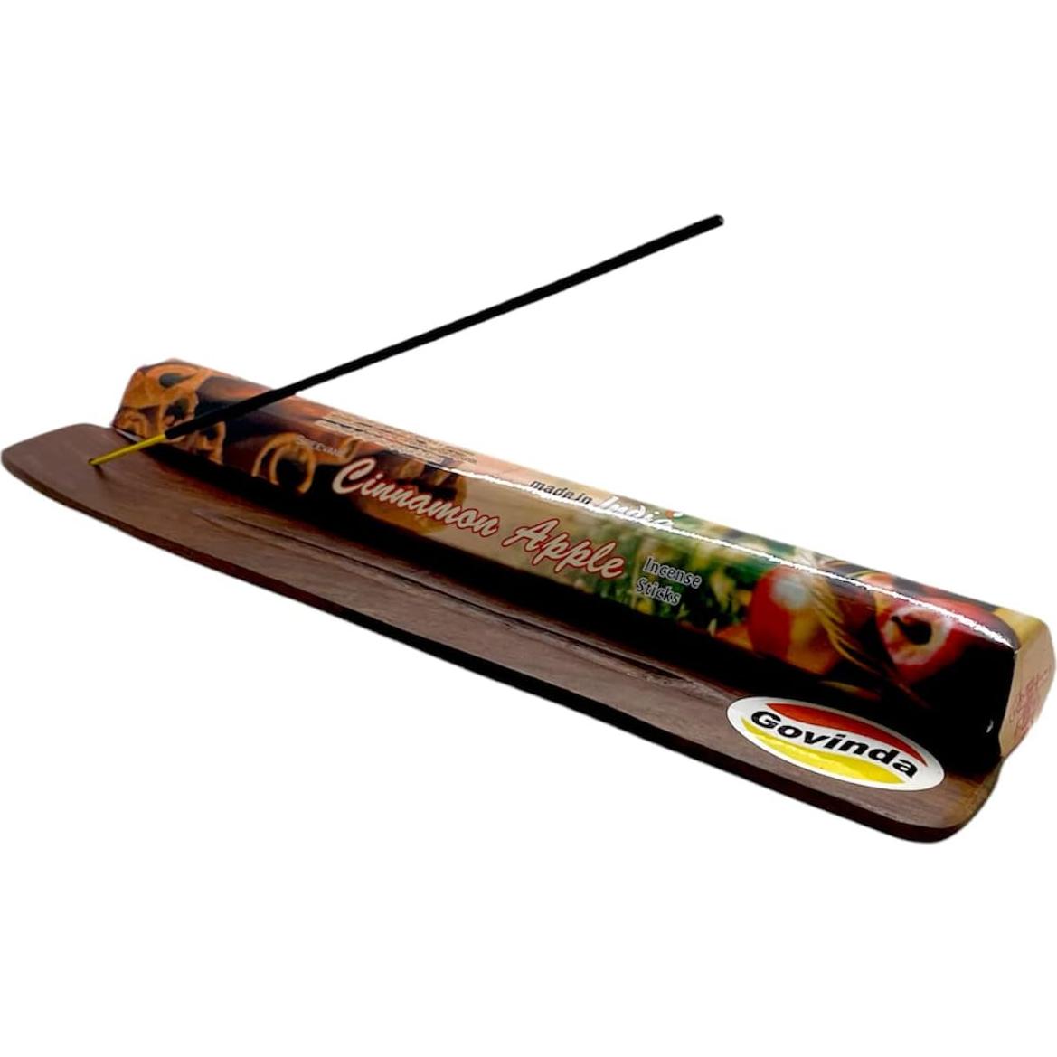 Incienso de Manzana Canela SreeVani + Soporte Govinda