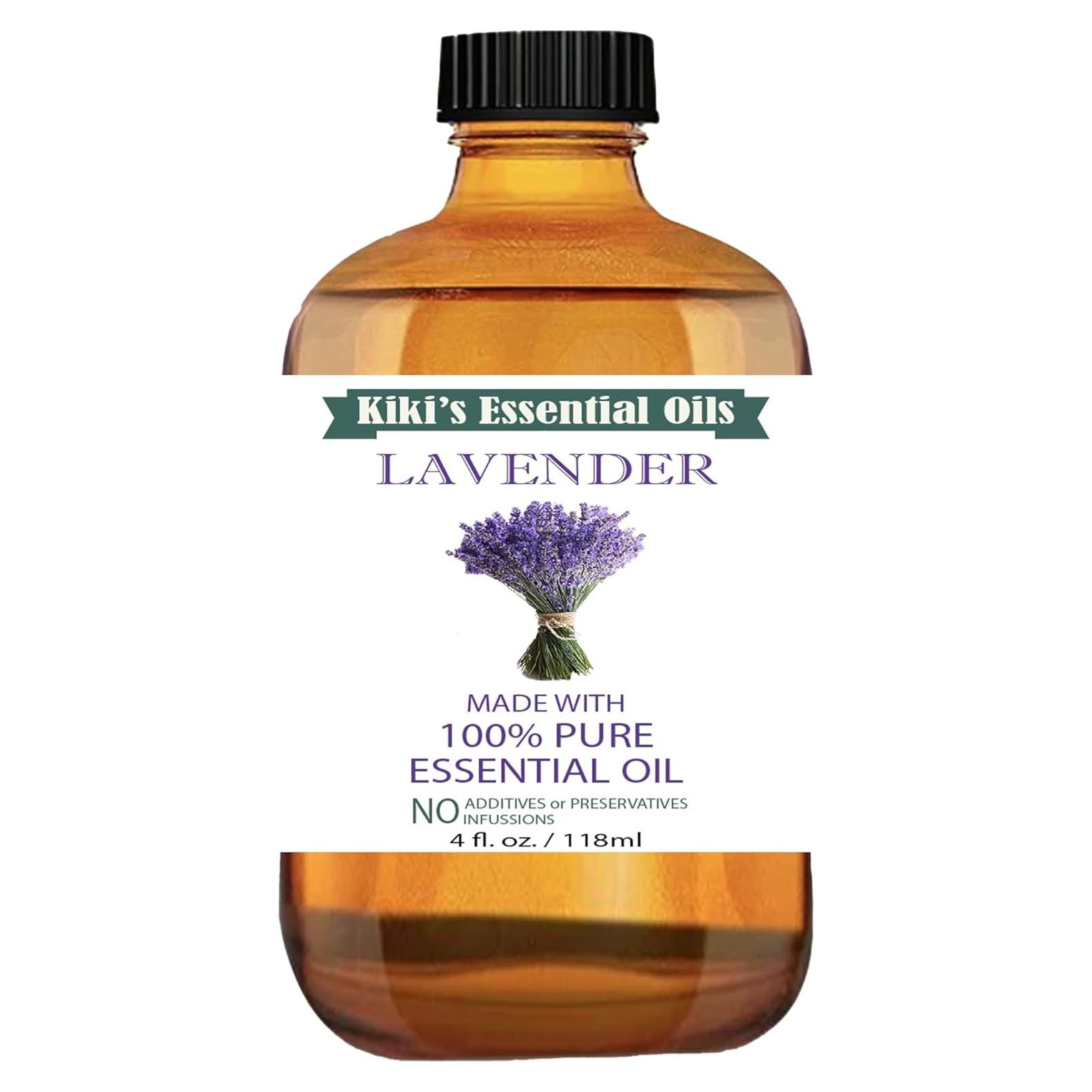 Aceite Esencial de Lavanda Kiki 118 ml 100% Puro y Natural