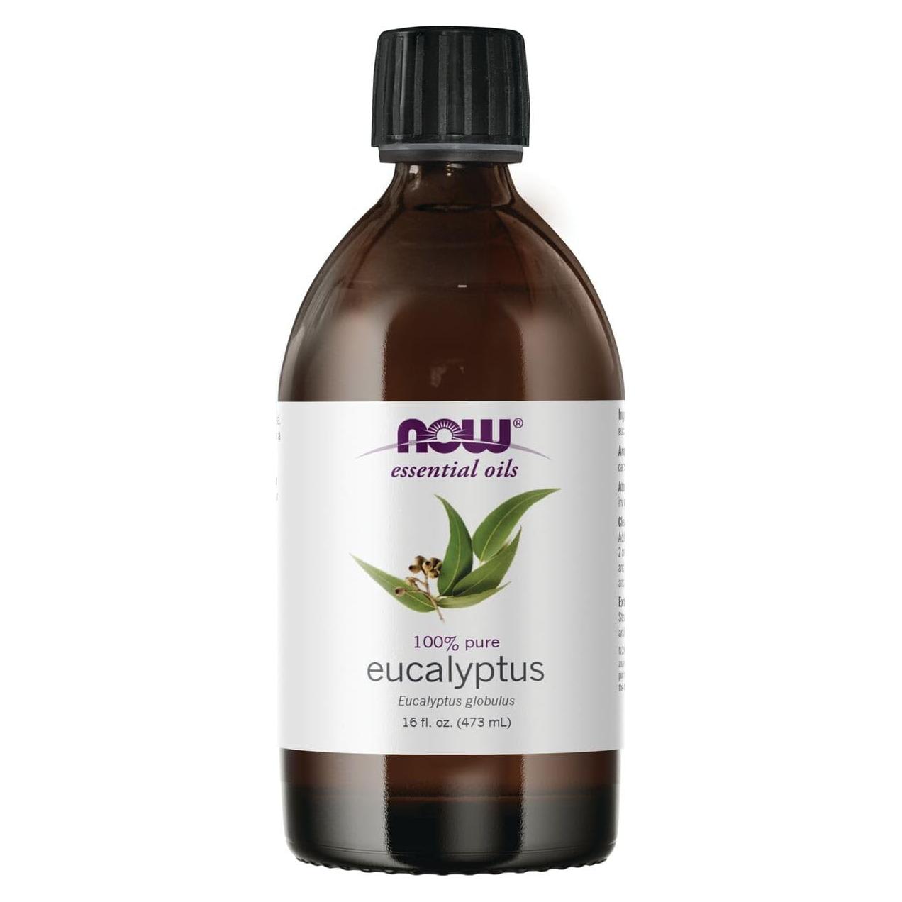 Aceite Esencial de Eucalipto 100% Puro Now Foods 473 mL