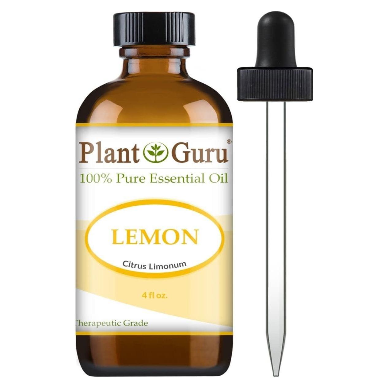 Aceite Esencial de Limón 120 ml Plant Guru 100% Puro Terapéutico