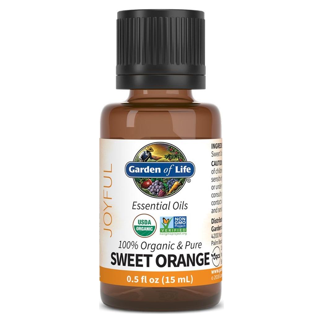 Aceite Esencial de Naranja Dulce Jardín de la Vida 15ml Orgánico