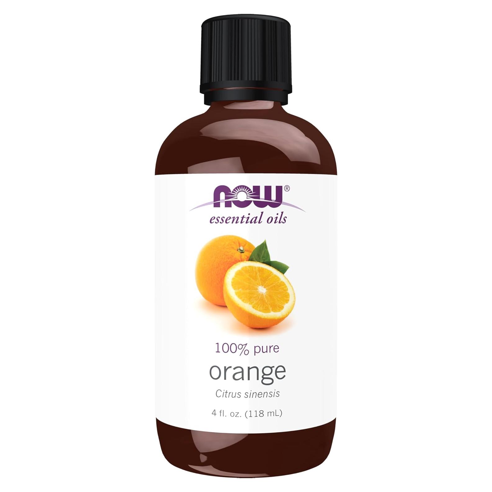 Aceite Esencial de Naranja NOW 100% Puro 113.4 ml